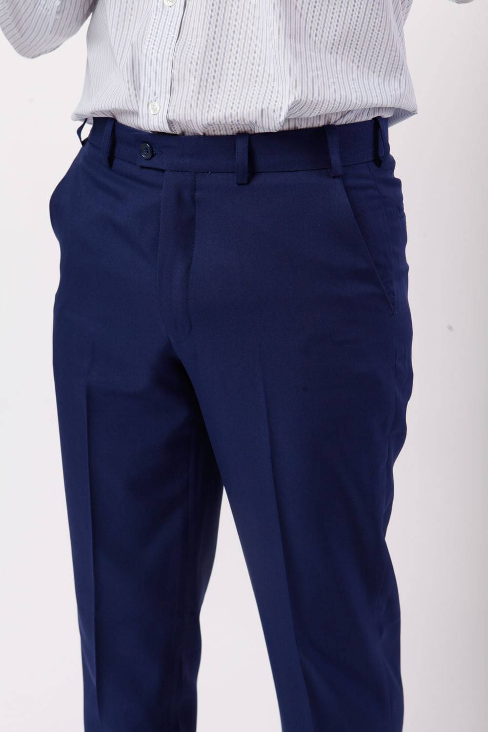 Calça Social Camelo Microfibra Marinho - Hover