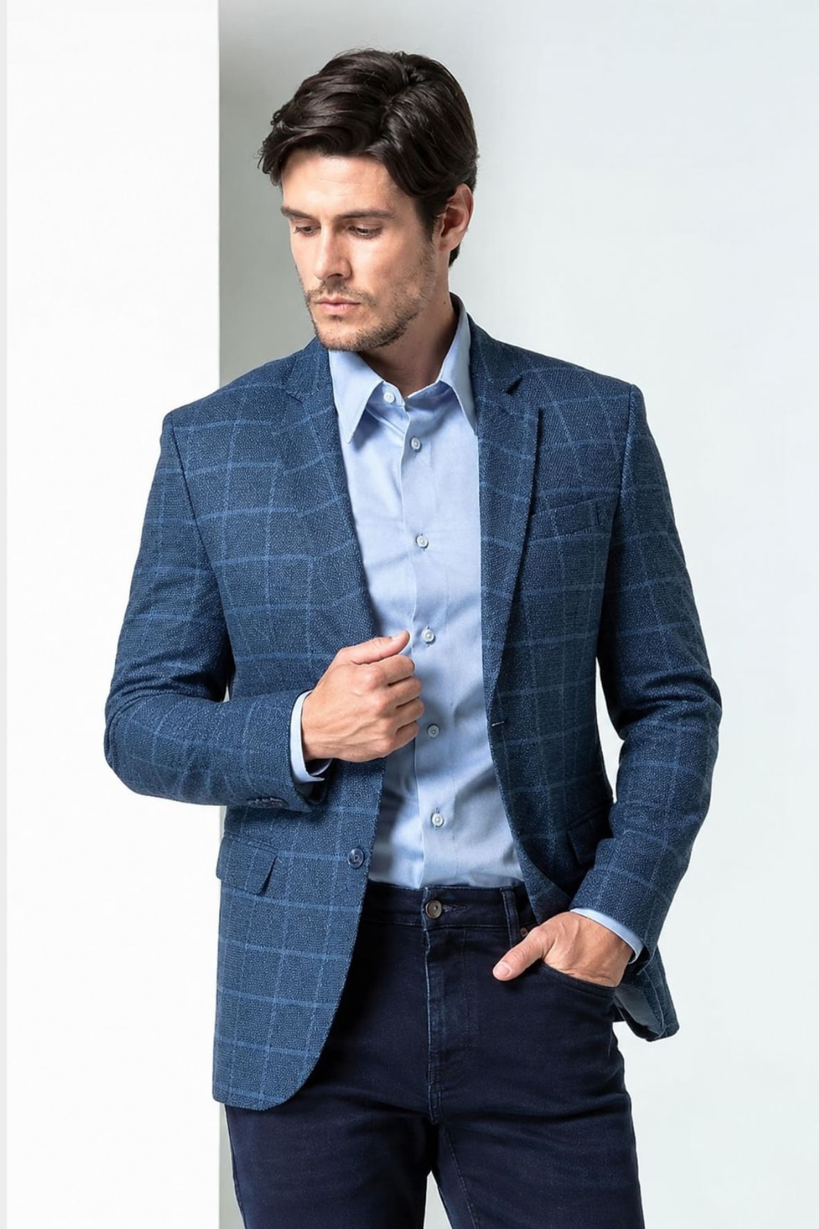 BLAZER QUADRILÊ COM ELASTANO - Hover