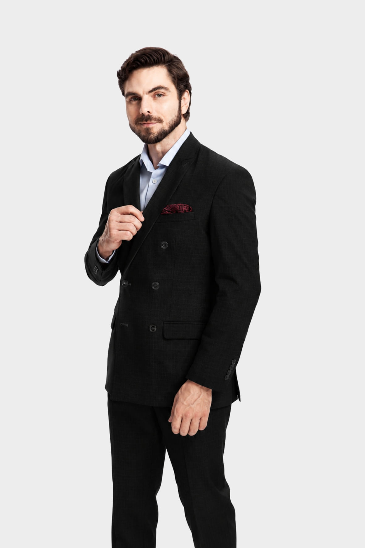 Terno Transpassado Windsor Premium Preto