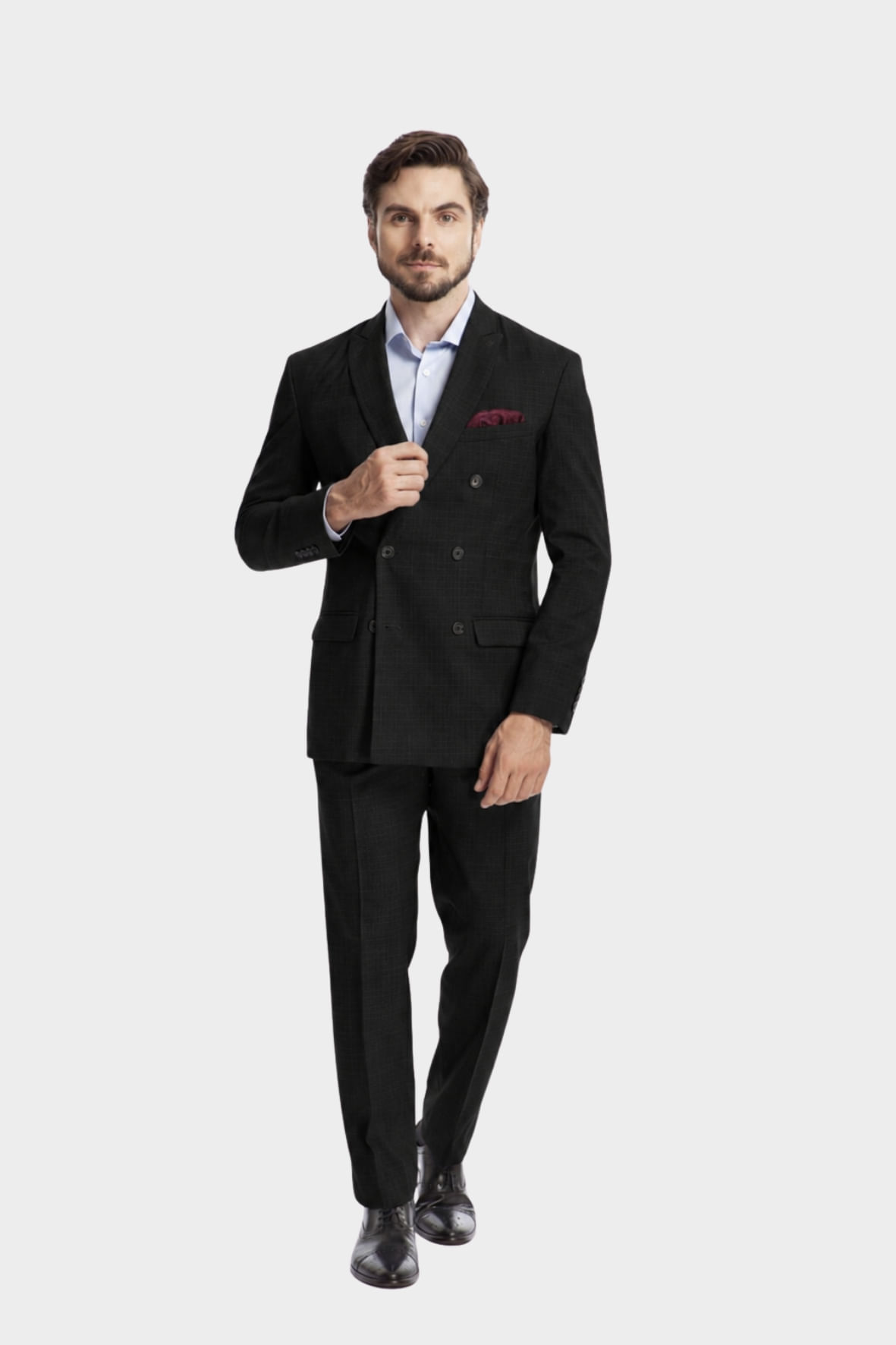 Terno Transpassado Windsor Premium Preto - Hover