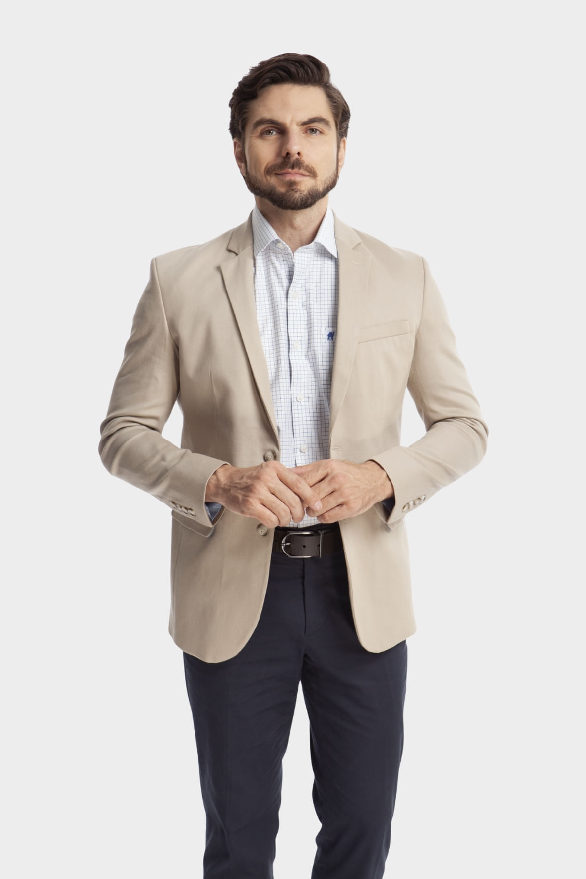 Blazer Suede Velvetino Camelo
